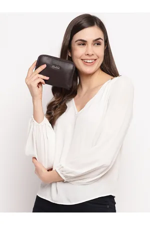 KLEIO Women Zip Around Wristlet Wallet