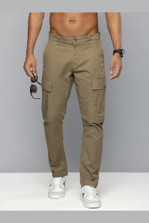 Flying Machine Men Slim Fit Mid-Rise Cargos Trouser