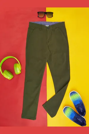 Pantaloons Boys Mid-Rise Cotton Chino Trousers