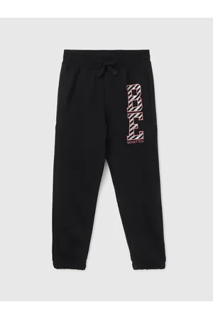 Benetton Girls Printed Joggers