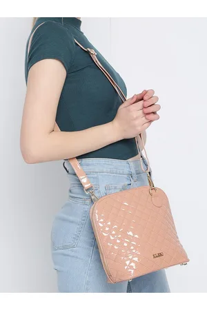 KLEIO Quilted Structured Sling Bag