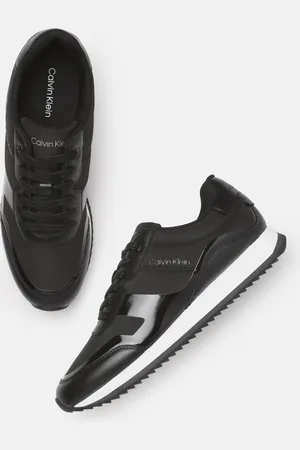 Calvin Klein Men Low Top Lace Up Heat Bond Solid Sneakers