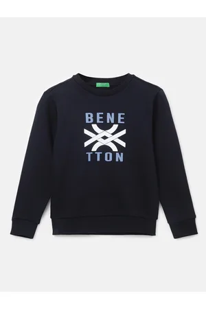 Benetton Boys Brand Logo Printed Sweatshirt
