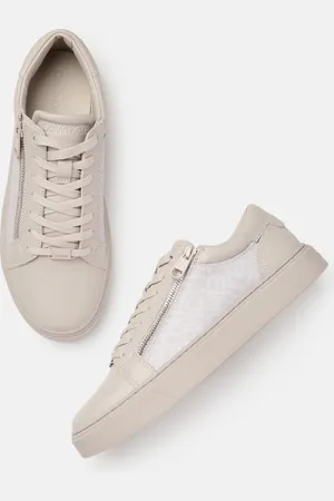 Calvin Klein Men Leather Sneakers