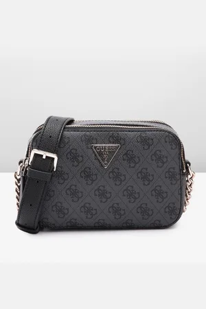 Guess Women Brand Logo Printed Structured Sling Bag