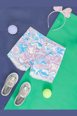 Pantaloons Girls Abstract Printed Shorts