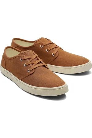 TOMS Men Canvas Contrast Sole Sneakers