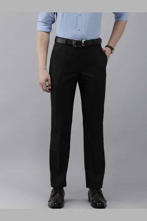 Buy Park Avenue Solid Slim Fit Trouser Online at Best Prices in India   JioMart