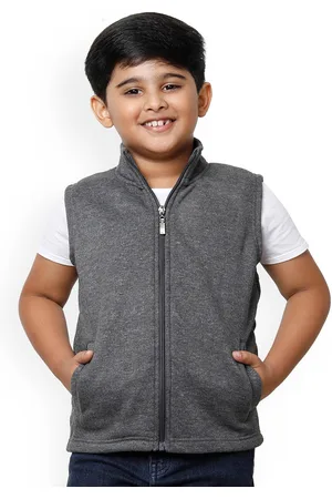 IndiWeaves Boys Mock Collar Lightweight Bomber Jacket