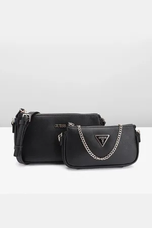 Off-White diagonal stripes patterned saffiano leather bag with industrial shoulder  strap women - Glamood Outlet