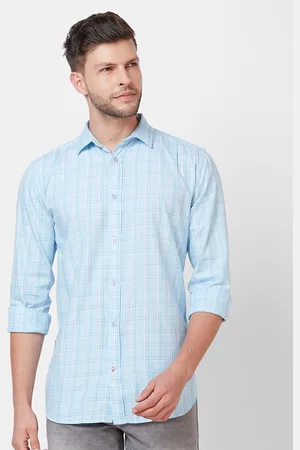 Giordano Slim Fit Opaque Checked Casual Shirt