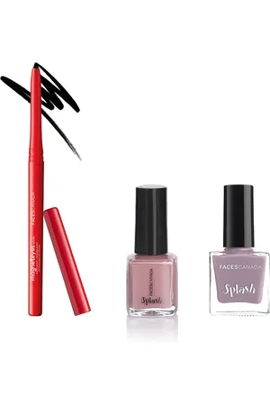 FACES CANADA Set of Magneteyes Kajal & 2 Splash High-Shine Nail Enamel