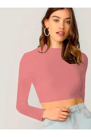 Dream Beauty Fashion Women High Neck Crop Top