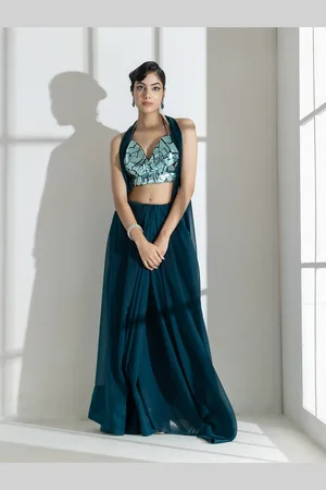 Swtantra Embellished Border Organza Saree