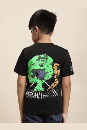 Kidsville Boys Hulk Printed Pure Cotton T-shirt