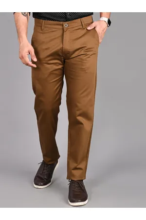 FUBAR Men Slim Fit Mid-Rise Cotton Chinos