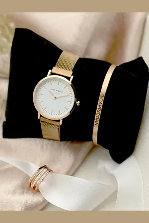 Joker & Witch Women Melting Heart Capricorn Love Triangle Watch Gift Set JWLT132