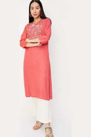 Buy Yellow Kurtis & Tunics for Women by MAX Online | Ajio.com