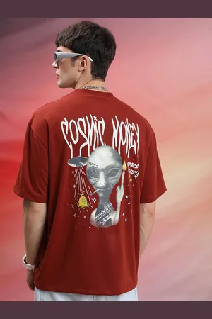 Highlander Unisex Typography Printed Oversized T-Shirt