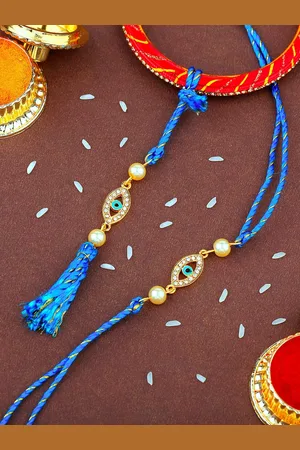 ESTELE Set Of 2 Charm Detail Rakhis