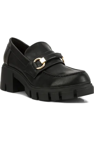 London Rag Women Black Woven Design Slip-On Sneakers