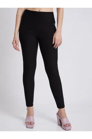 SPYKAR Women Skinny Fit Ankle Length Mid-Rise Trousers