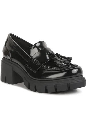 London Rag Women Black Loafers