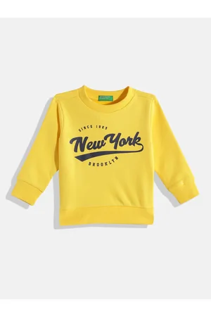 Benetton Boys Typography Printed Sweatshirt