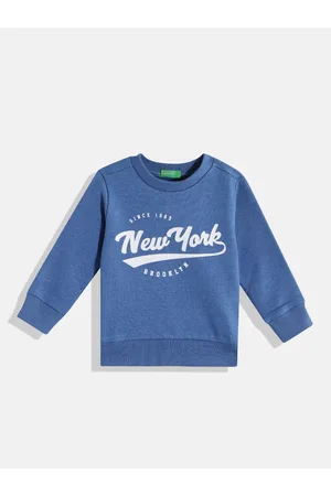 Benetton Boys Typography Printed Sweatshirt