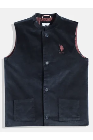 Ralph Lauren Boys Solid Nehru Jacket