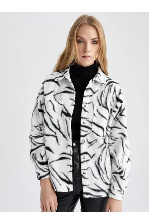 DeFacto Women Printed Casual Shacket