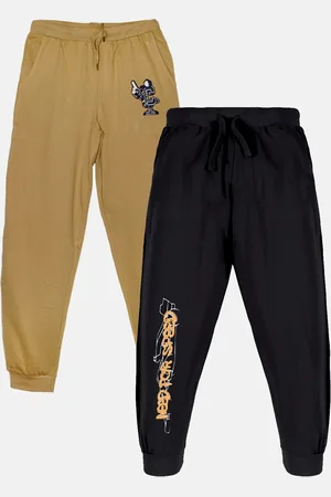 KiddoPanti Boys Pack Of 2 Pure Cotton Joggers
