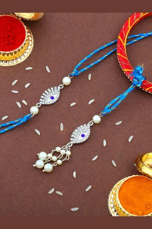 ESTELE Set Of 2 Bhaiya Bhabhi Rakhi