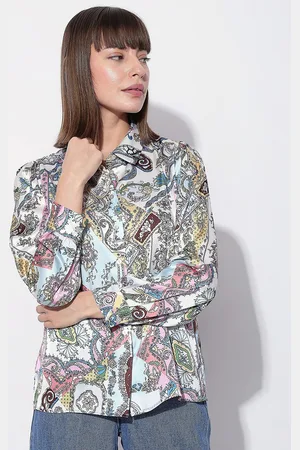 VERO MODA Ethnic Motifs Printed Casual Shirt