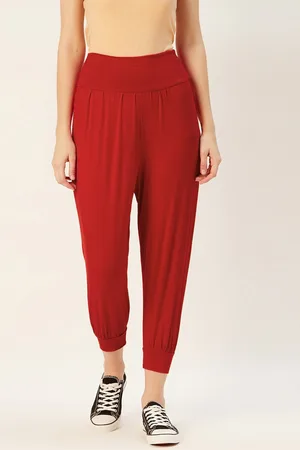 Sera Women High-rise Pure Cotton Joggers
