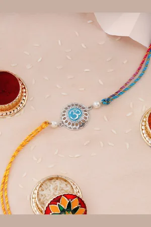 ESTELE Set Of 2 Beaded Thread Rakhis