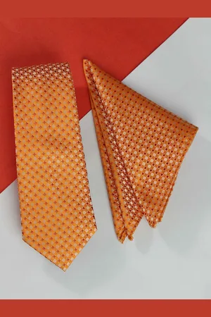 Tossido Men Printed Tie & Pocket Square Accessory Gift Set