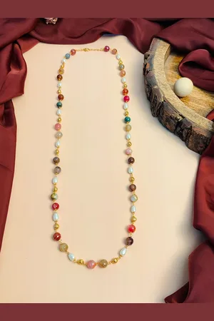 ABDESIGNS Beaded Statement Necklace