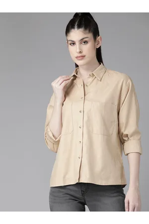 Roadster The Lifestyle Co. Pure Cotton Pocket Detail Casual Shirt