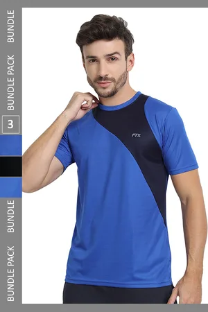 ftx Pack Of 3 Round Neck Dry Fit Sports T-shirt