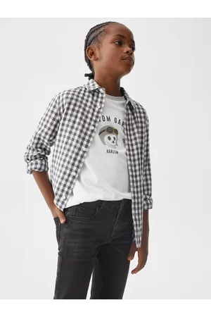MANGO Boys Slim Fit Light Fade Stretchable Jeans