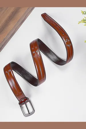 Invictus Men Textured Slim Belt
