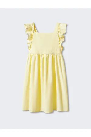 MANGO Flutter Sleeve A-Line Dress