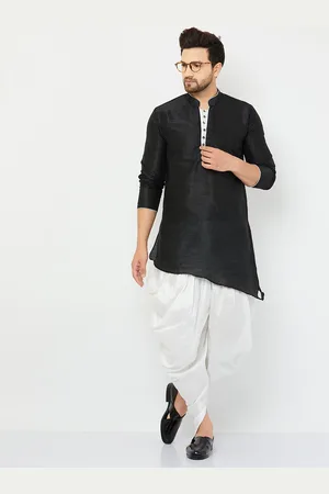 Armaan Ethnic Mandarin Collar Kurta With Dhoti Pants