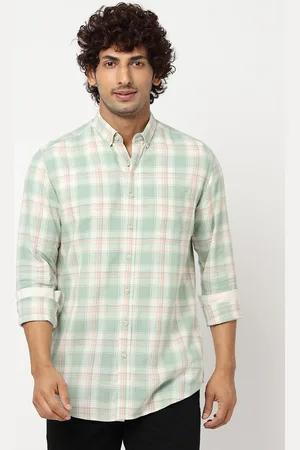 Blue Buddha Regular Fit Tartan Checked Cotton Casual Shirt