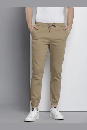 The Indian Garage Co Men Solid Slim Fit Joggers