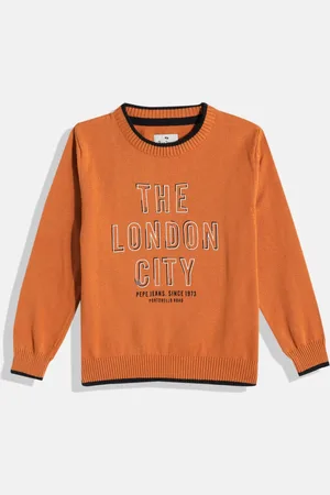 Pepe Jeans Boys Printed Pure Cotton Pullover