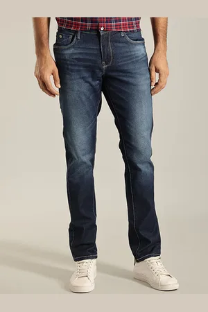 Indian Terrain Men Brooklyn Clean Look Slim Fit Cotton Jeans