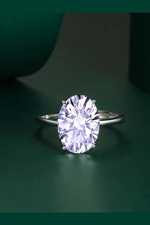 Designs & You Silver Plated Ice Cut AD Studded Finger Ring
