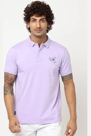 Blue Buddha Short Sleeves Polo Collar T-shirt